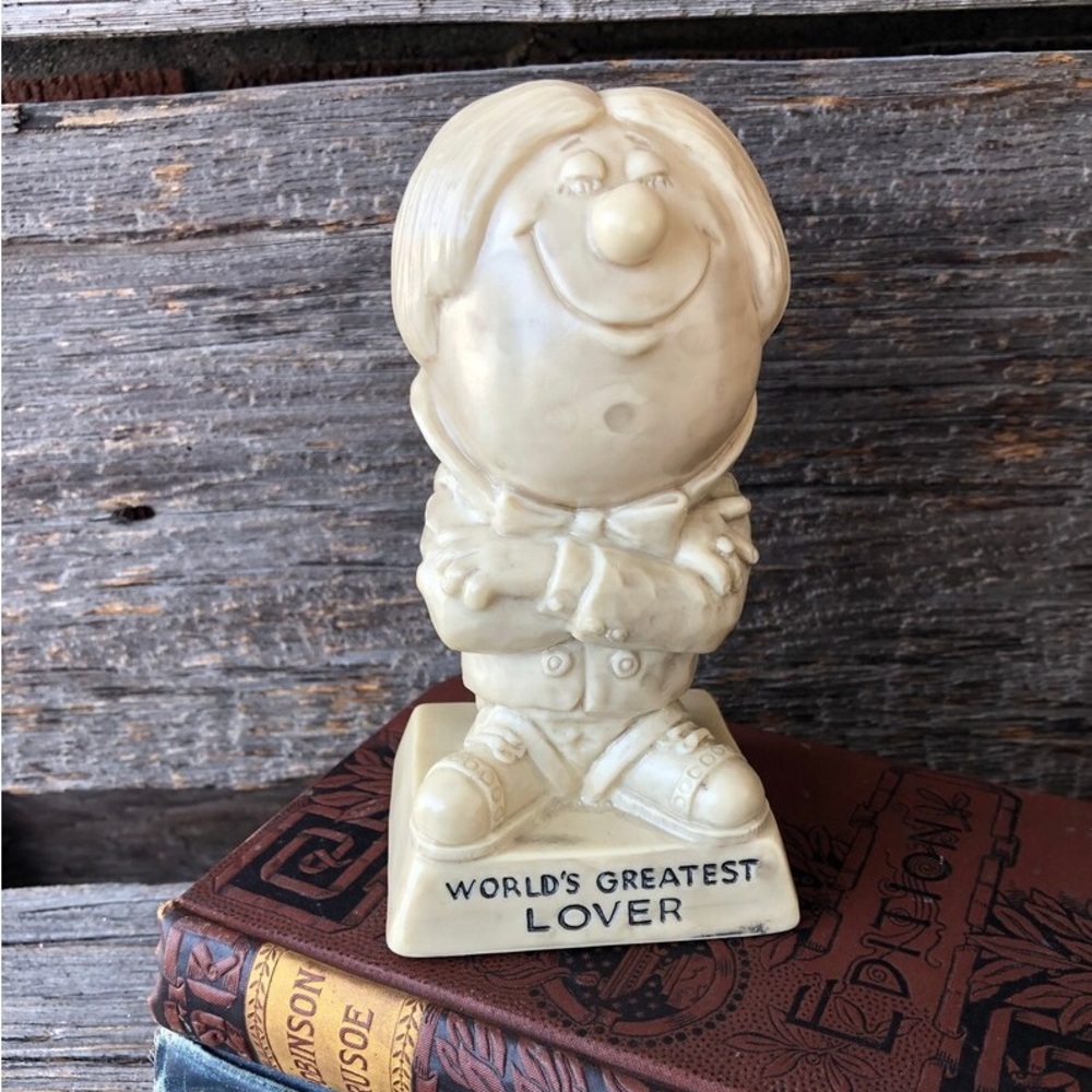 🧡Vintage Sillisculpts 1970 W & R Berries Co Vtg Made in USA funny 70s figurine